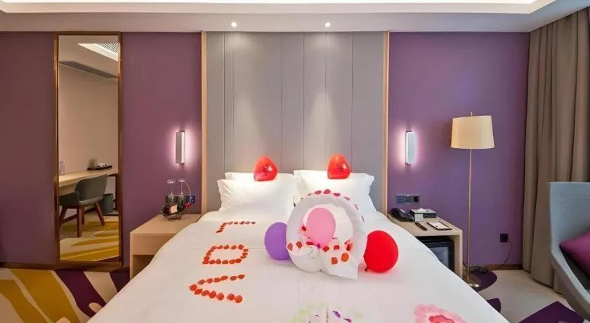 Bed in Lavande Hotel Guangzhou Jiahewanggang Metro Station Konggang Avenue Jinbo Plaza