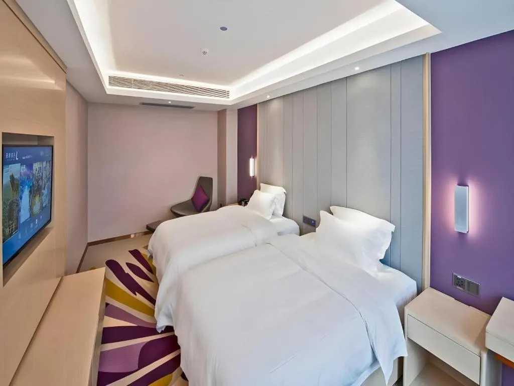 Bed in Lavande Hotel Guangzhou Jiahewanggang Metro Station Konggang Avenue Jinbo Plaza