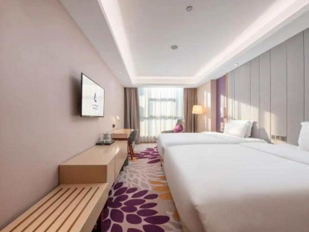 Bed in Lavande Hotel Guangzhou Jiahewanggang Metro Station Konggang Avenue Jinbo Plaza