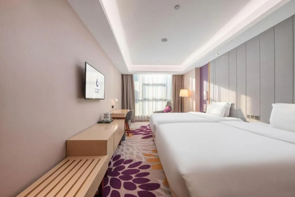 Bed in Lavande Hotel Guangzhou Jiahewanggang Metro Station Konggang Avenue Jinbo Plaza