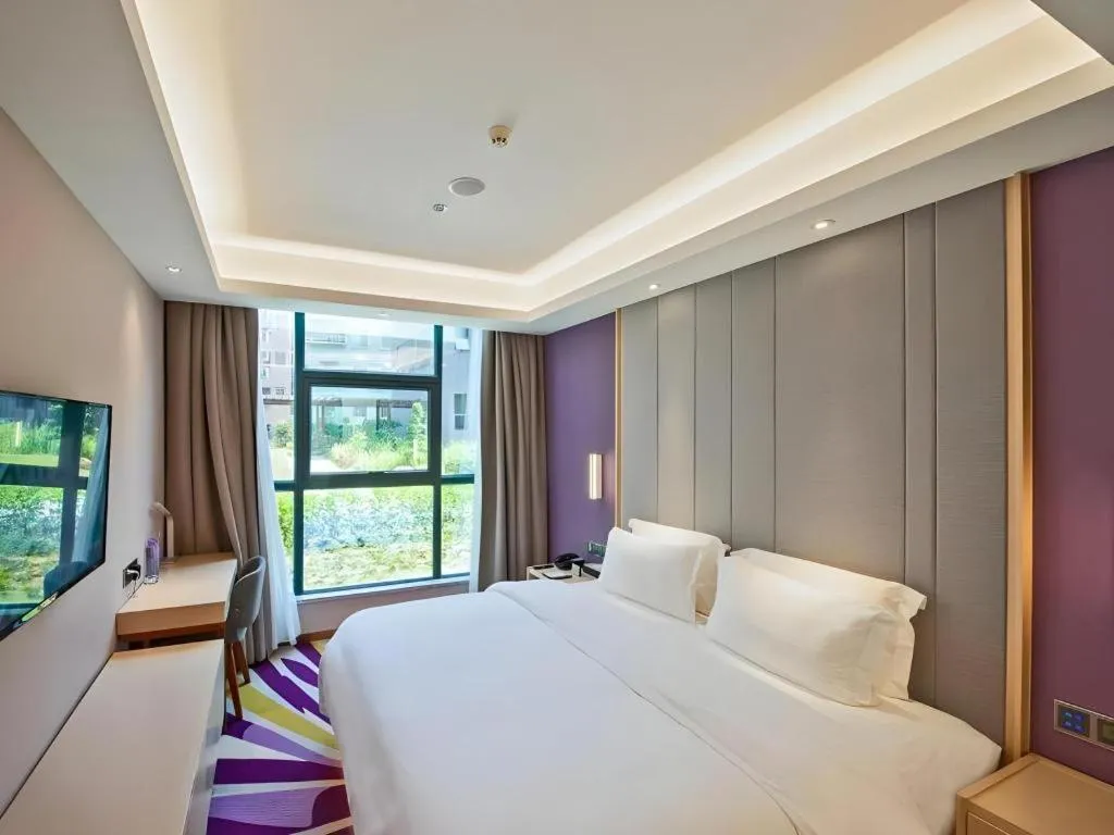 Bed in Lavande Hotel Guangzhou Jiahewanggang Metro Station Konggang Avenue Jinbo Plaza