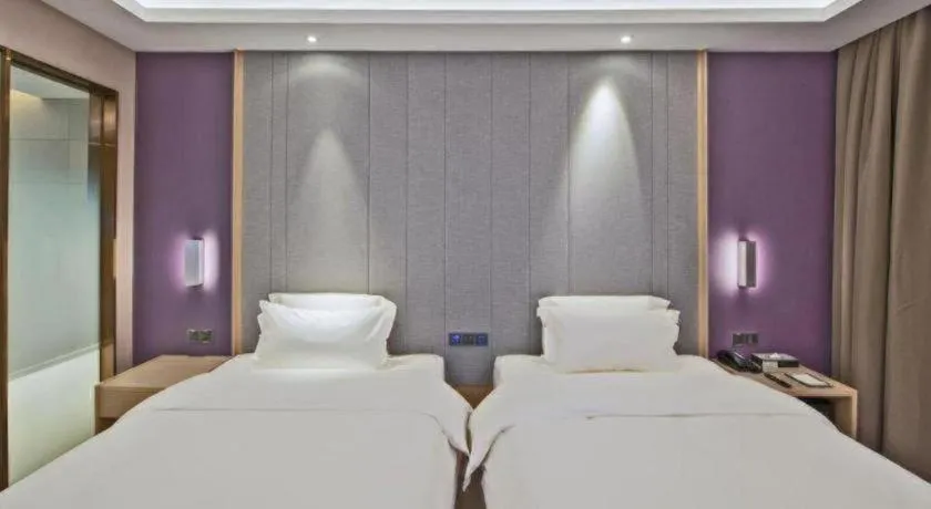 Bed in Lavande Hotel Guangzhou Jiahewanggang Metro Station Konggang Avenue Jinbo Plaza