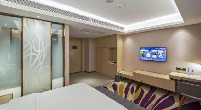 Bed in Lavande Hotel Guangzhou Jiahewanggang Metro Station Konggang Avenue Jinbo Plaza
