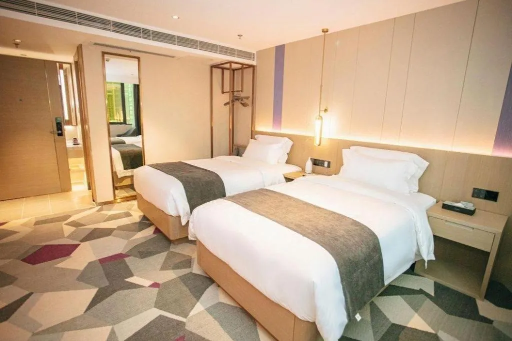 Bed in Lavande Hotel Shenzhen East Gate Wanxiang City Guomao Metro Statipn