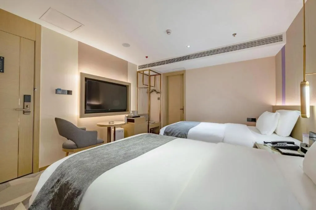 Bed in Lavande Hotel Shenzhen East Gate Wanxiang City Guomao Metro Statipn
