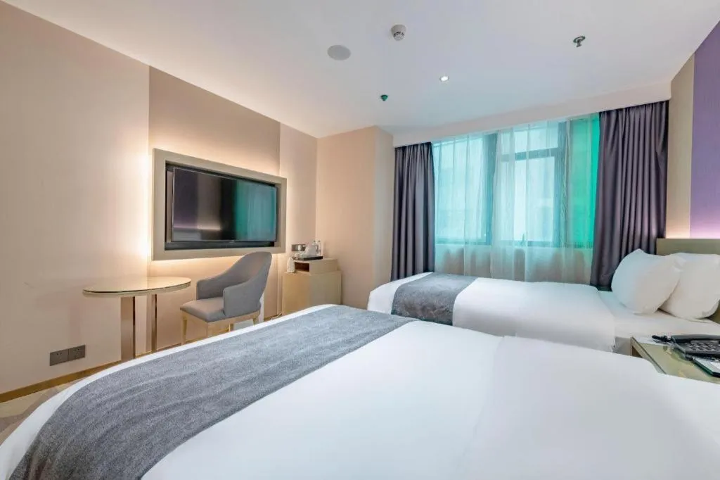 Bed in Lavande Hotel Shenzhen East Gate Wanxiang City Guomao Metro Statipn