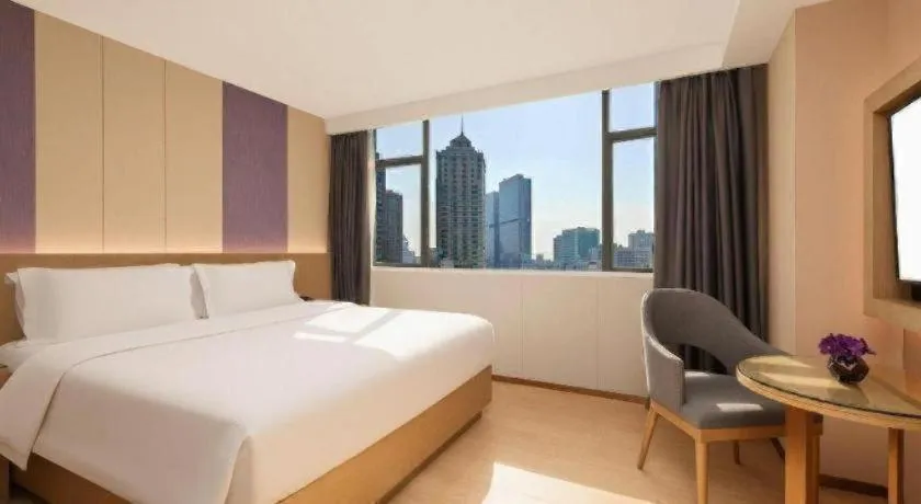 Bed in Lavande Hotel Shenzhen East Gate Wanxiang City Guomao Metro Statipn