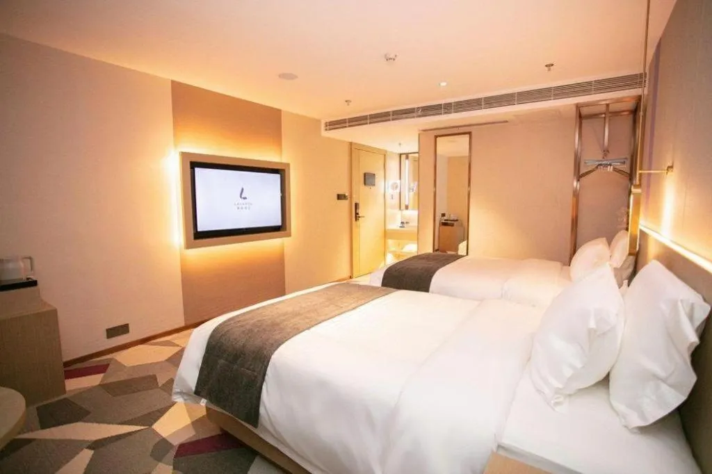 Bed in Lavande Hotel Shenzhen East Gate Wanxiang City Guomao Metro Statipn