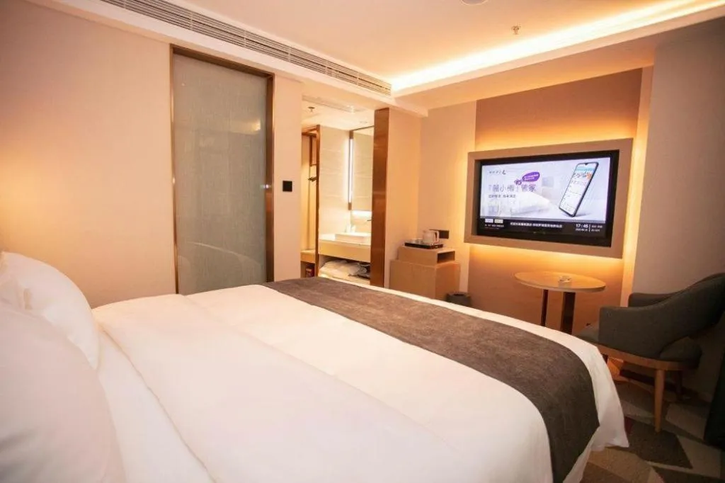Bed in Lavande Hotel Shenzhen East Gate Wanxiang City Guomao Metro Statipn