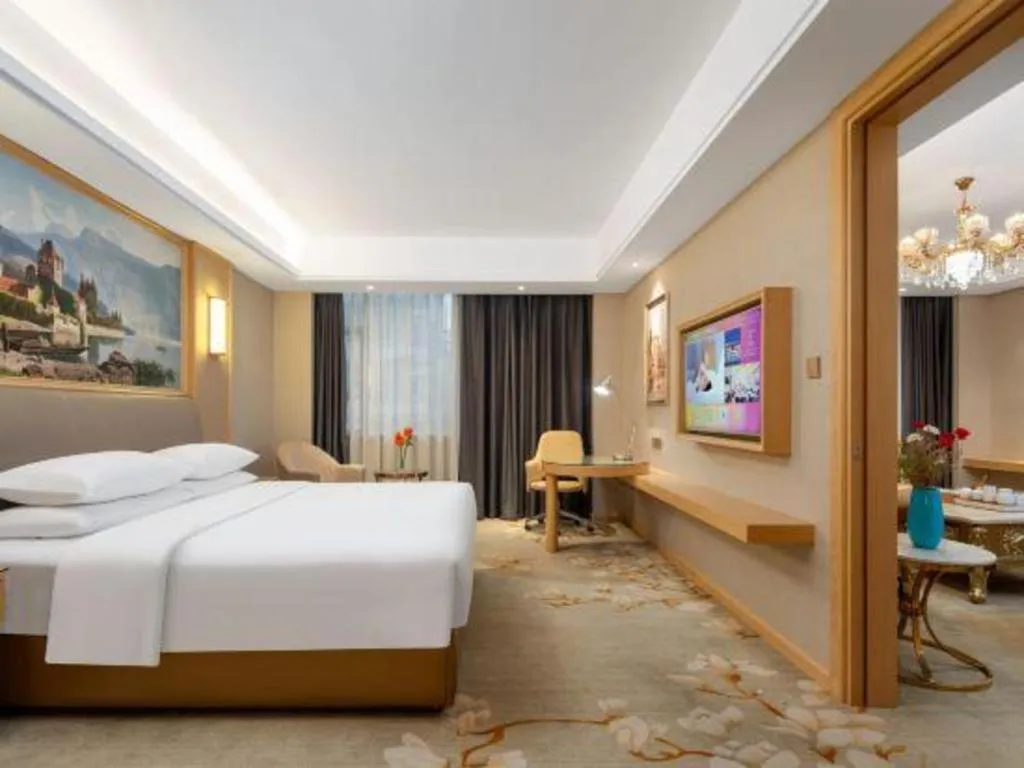 Bed in Vienna Hotel Guangzhou Yonghe Development Zone