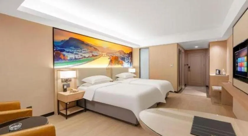 Bed in Vienna Hotel Shandong Jinan High-Tech Wanda Exhibition Center