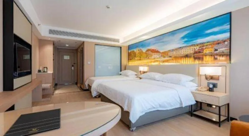 Bed in Vienna Hotel Shandong Jinan High-Tech Wanda Exhibition Center