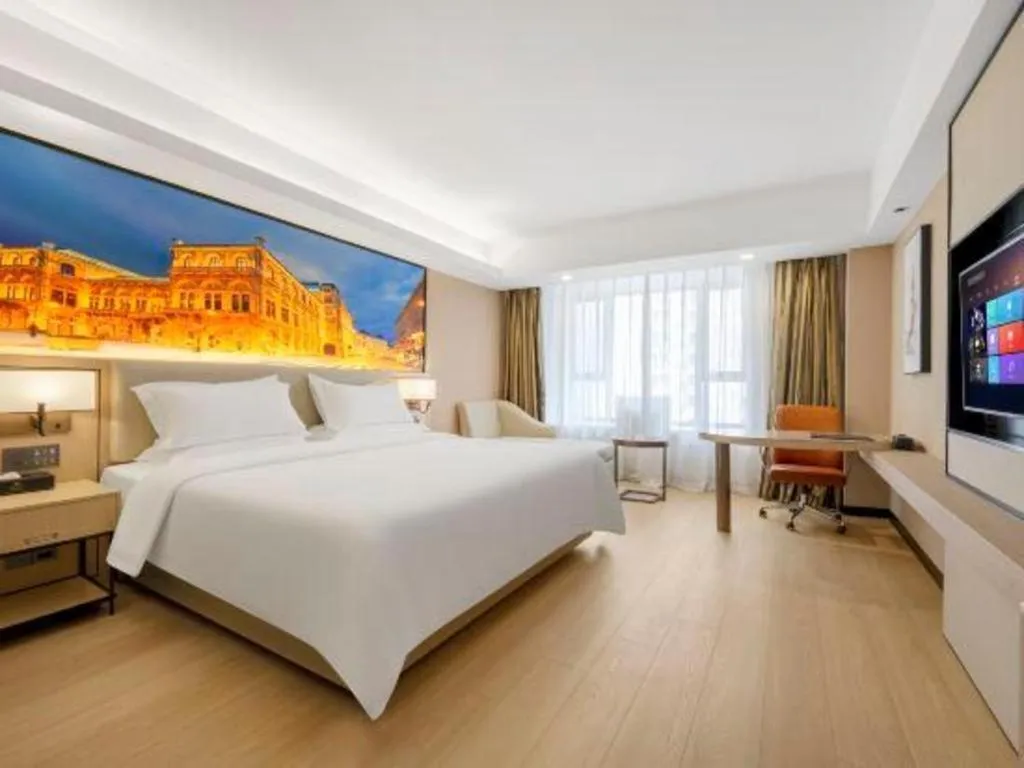 Bed in Vienna Hotel Shandong Jinan High-Tech Wanda Exhibition Center