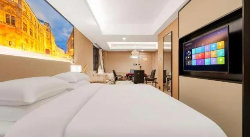 Bed in Vienna Hotel Shandong Jinan High-Tech Wanda Exhibition Center