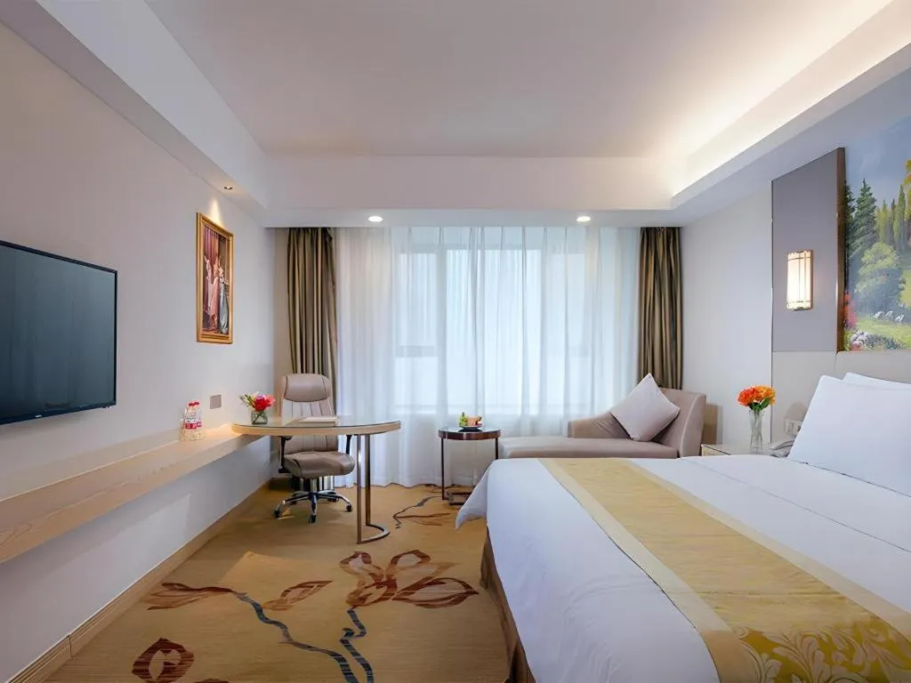 Bed in Vienna Hotel Shandong Jinan High-Tech Wanda Exhibition Center