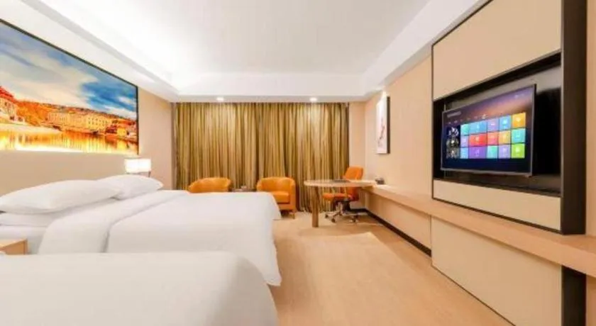 Bed in Vienna Hotel Shandong Jinan High-Tech Wanda Exhibition Center