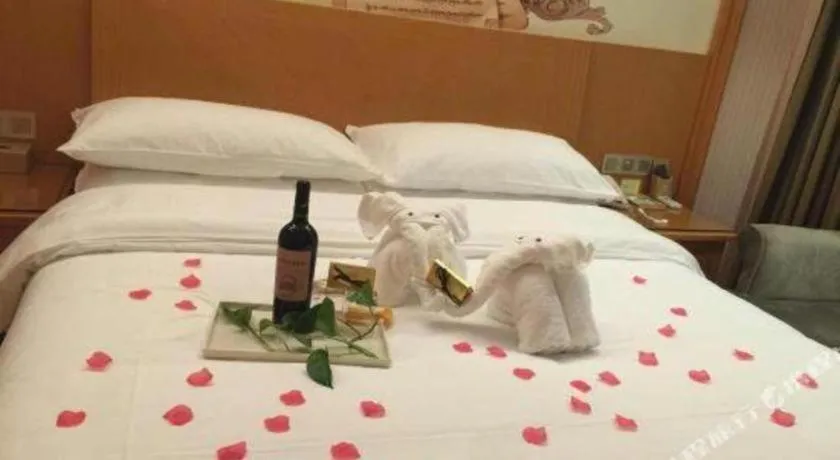 Bed in Vienna Hotel Zhejiang Ningbo Beilun In Time City