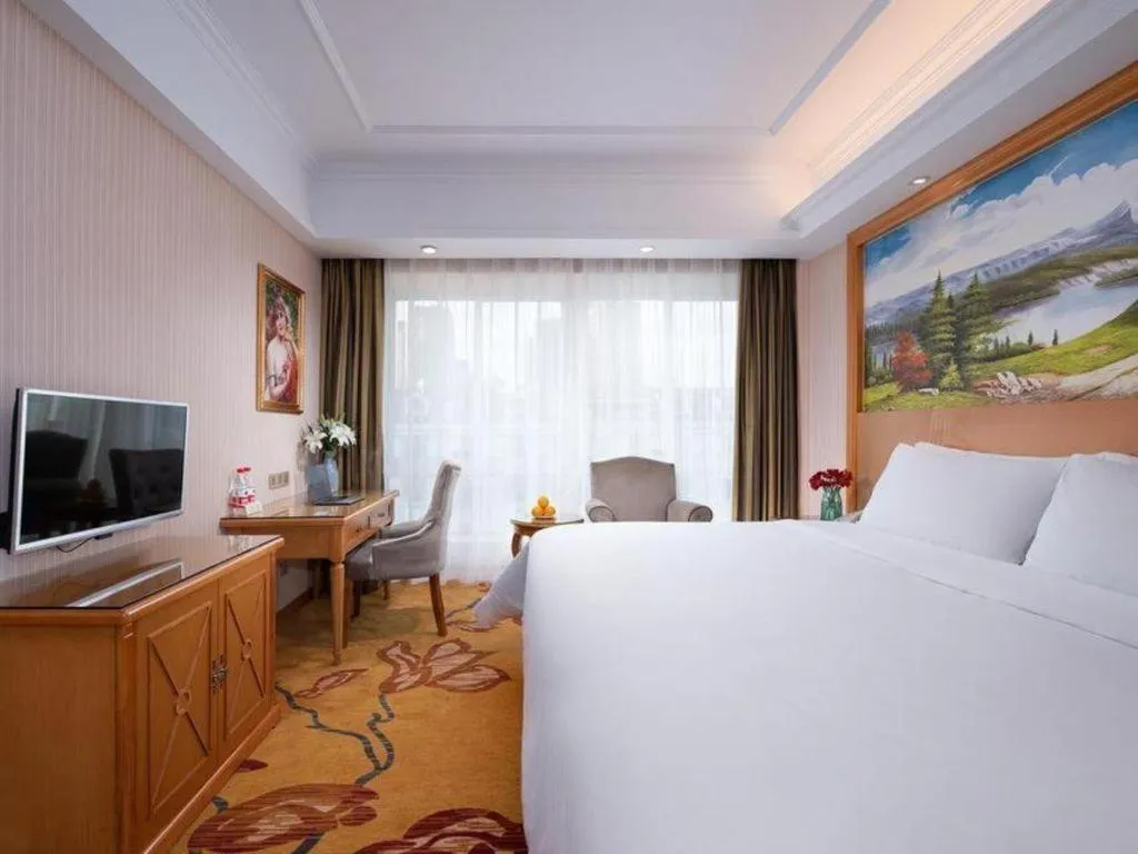 Bed in Vienna Hotel Zhejiang Ningbo Beilun In Time City
