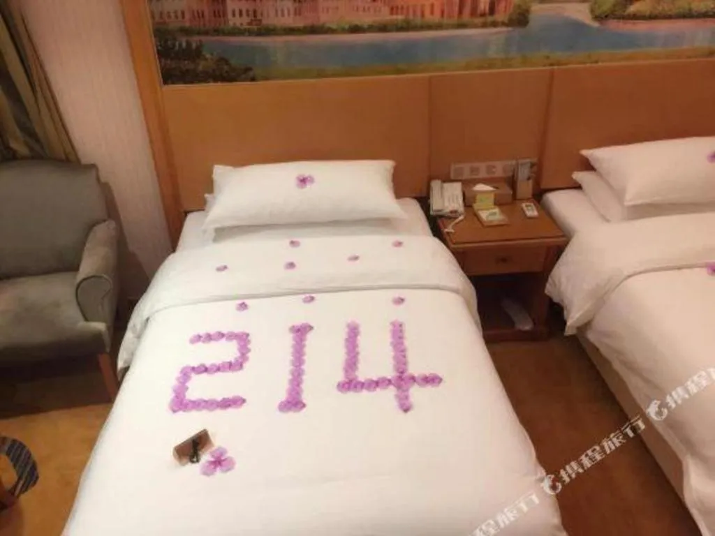 Bed in Vienna Hotel Zhejiang Ningbo Beilun In Time City