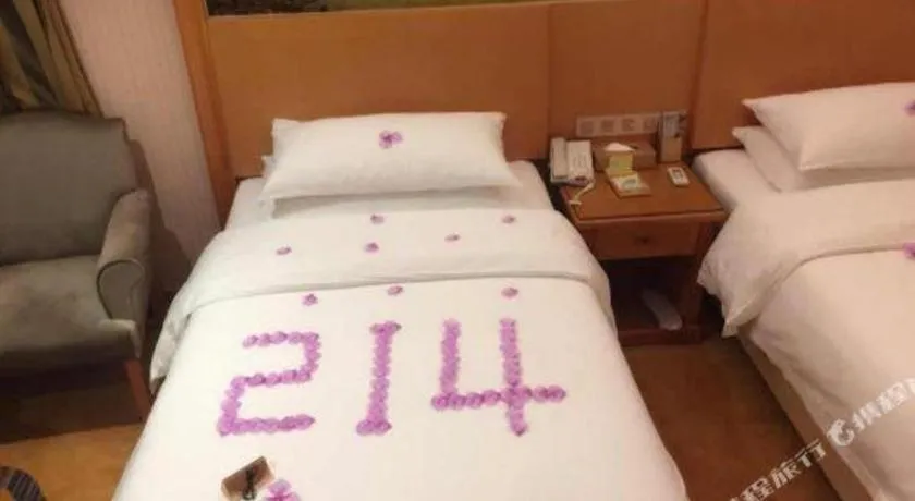 Bed in Vienna Hotel Zhejiang Ningbo Beilun In Time City