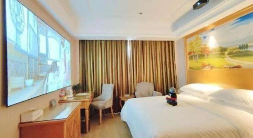 Bed in Vienna Hotel Zhejiang Ningbo Beilun In Time City