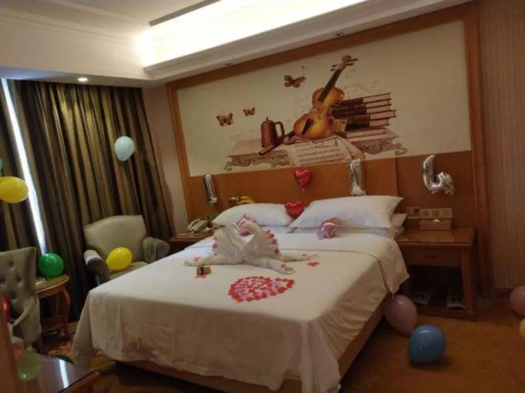 Bed in Vienna Hotel Zhejiang Ningbo Beilun In Time City