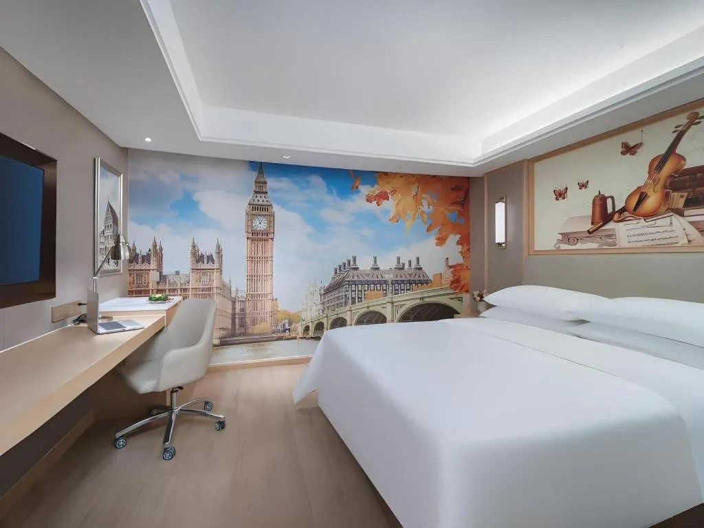 Bed in Vienna Hotel Tianjin Olympic Sports Center Tianta