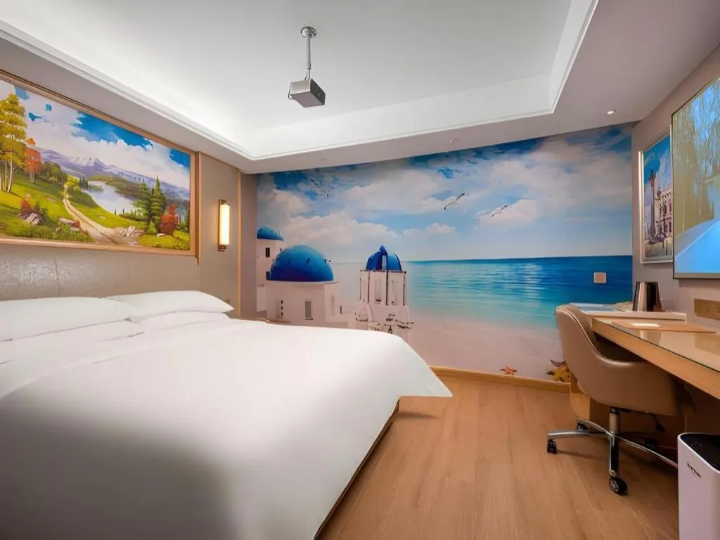 Bed in Vienna Hotel Tianjin Olympic Sports Center Tianta