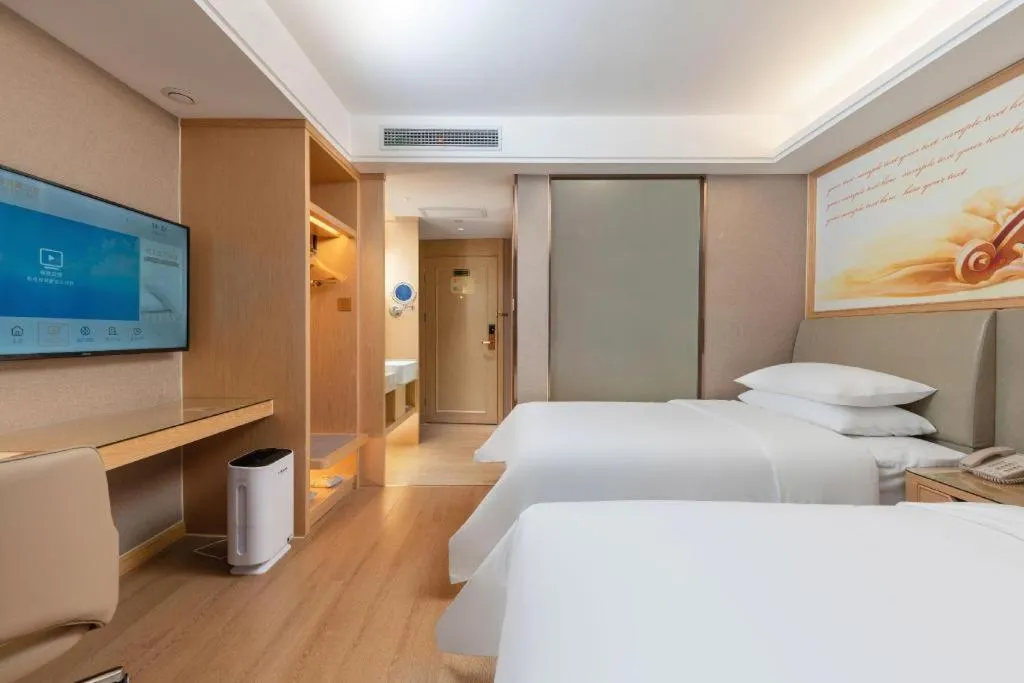 Bed in Vienna Hotel Tianjin Olympic Sports Center Tianta