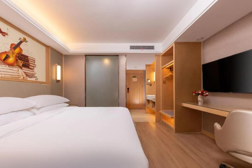 Bed in Vienna Hotel Tianjin Olympic Sports Center Tianta