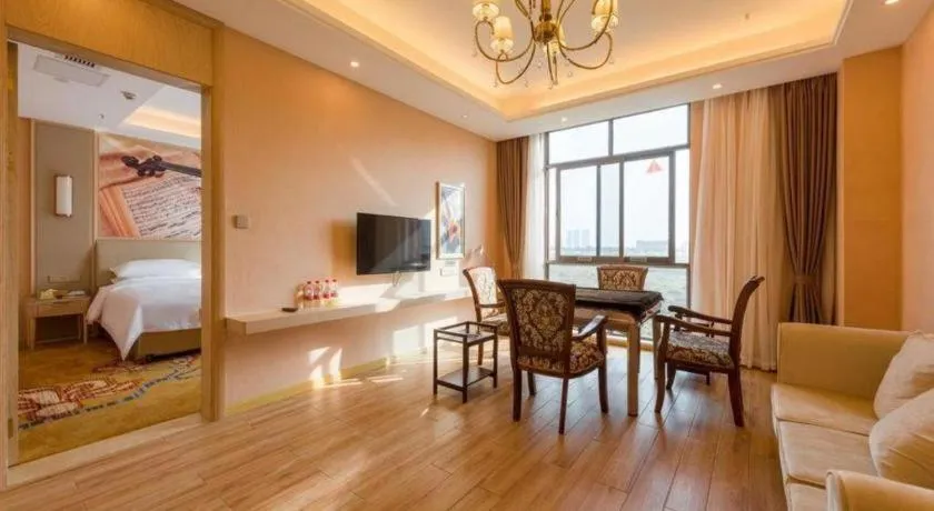 Bed in Vienna Hotel Chongqing Jiangjin Shuangfu