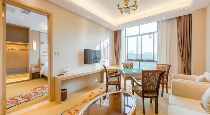 Bed in Vienna Hotel Chongqing Jiangjin Shuangfu