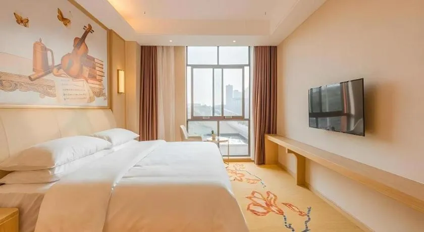 Bed in Vienna Hotel Chongqing Jiangjin Shuangfu