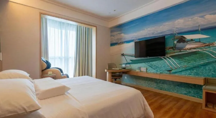 Bed in Best Sleep International Hotel Shenzhen Tanglang Metro Station