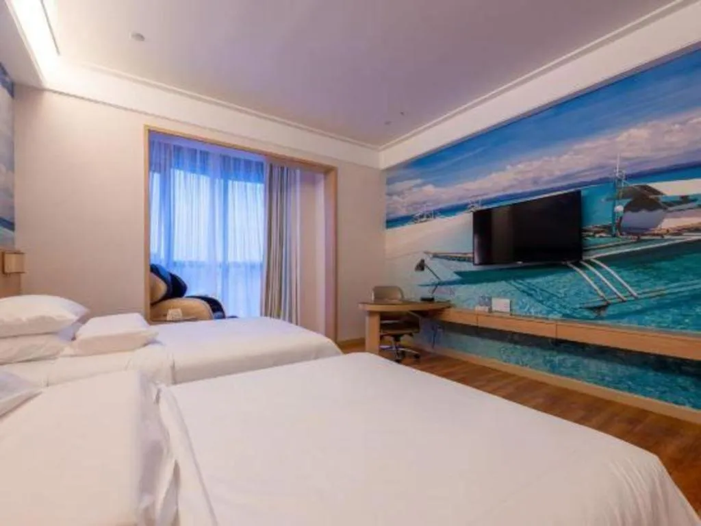 Bed in Best Sleep International Hotel Shenzhen Tanglang Metro Station