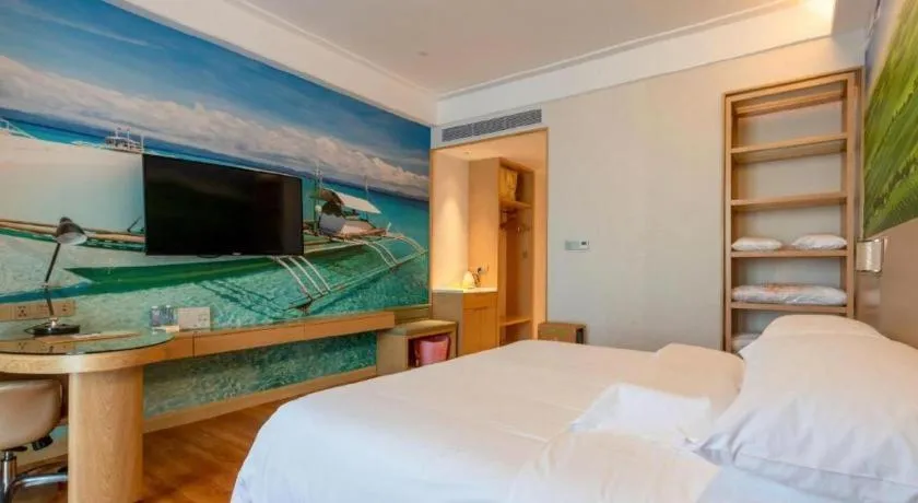 Bed in Best Sleep International Hotel Shenzhen Tanglang Metro Station