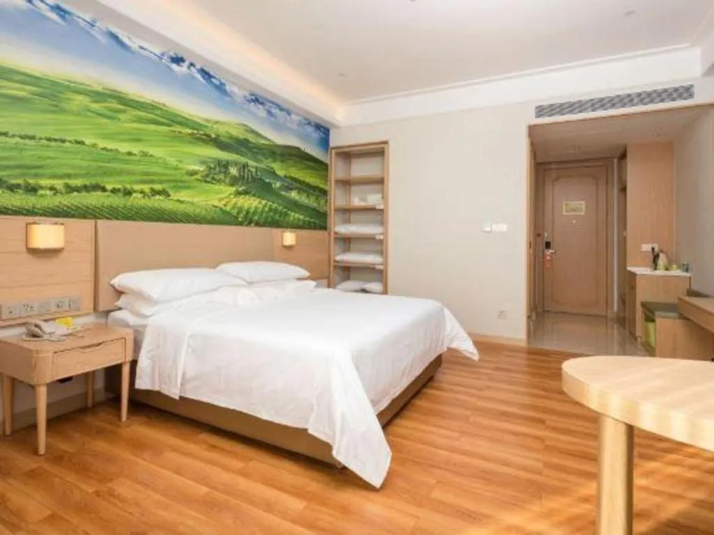 Bed in Best Sleep International Hotel Shenzhen Tanglang Metro Station