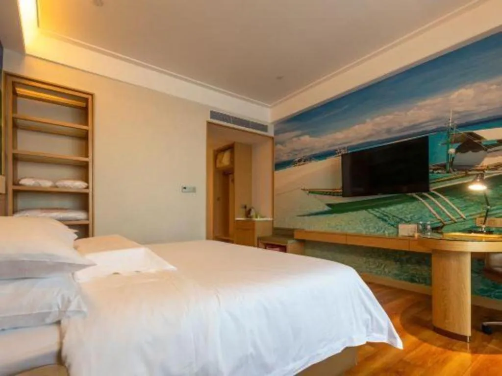 Bed in Best Sleep International Hotel Shenzhen Tanglang Metro Station