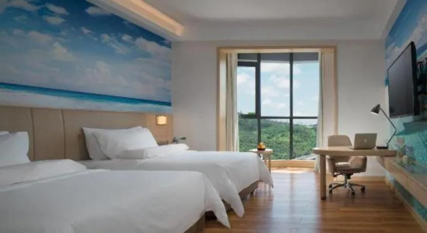 Bed in Best Sleep International Hotel Shenzhen Tanglang Metro Station