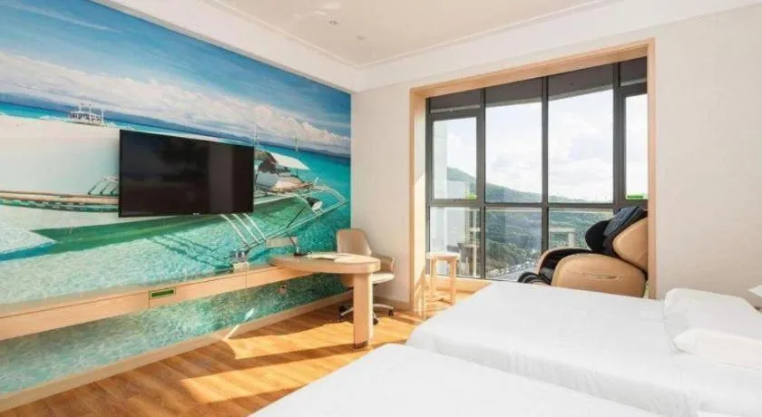 Bed in Best Sleep International Hotel Shenzhen Tanglang Metro Station