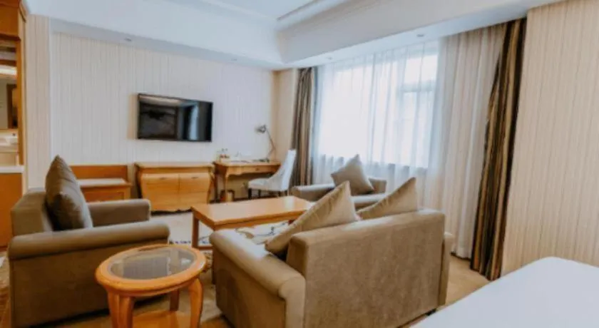 Bed in Vienna Hotel Xi'an Xijing Hospital Tonghuamen Metro Station