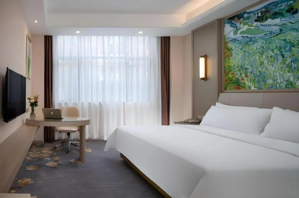 Bed in Vienna Hotel Shenzhen Pingshan Longtian Town