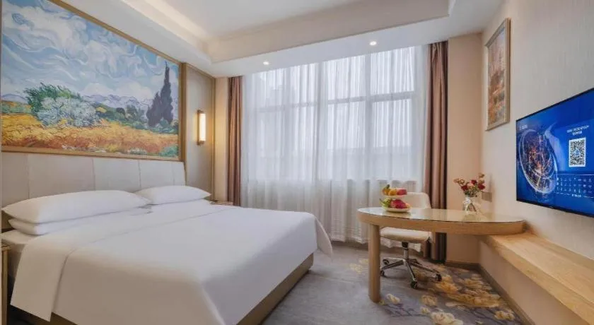 Bed in Vienna Hotel Shenzhen Pingshan Longtian Town