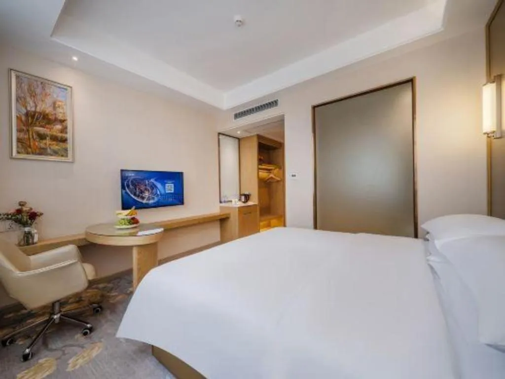Bed in Vienna Hotel Shenzhen Pingshan Longtian Town