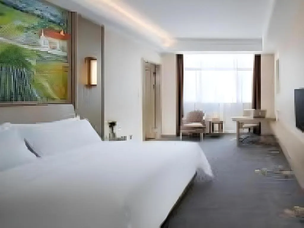 Bed in Vienna Hotel Shenzhen Pingshan Longtian Town