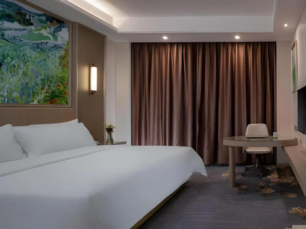 Bed in Vienna Hotel Shenzhen Pingshan Longtian Town