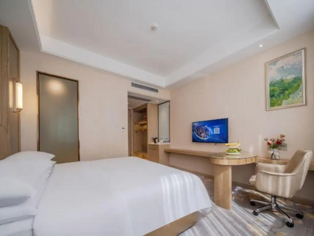 Bed in Vienna Hotel Shenzhen Pingshan Longtian Town