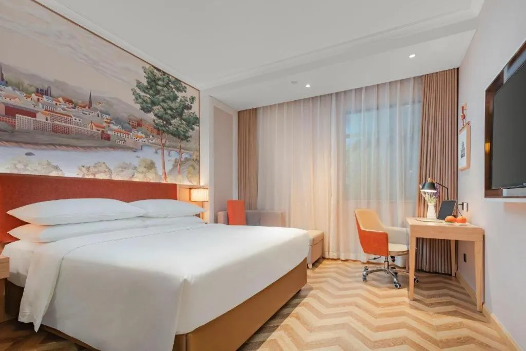 Bed in Vienna Hotel Chongqing Wushan Municipal Government