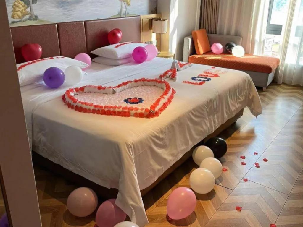 Bed in Vienna Hotel Chongqing Wushan Municipal Government