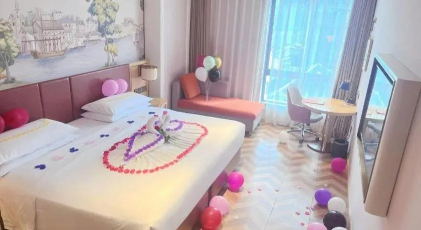 Bed in Vienna Hotel Chongqing Wushan Municipal Government